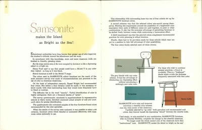 1956 Samsonite Classroom Furniture Catalog