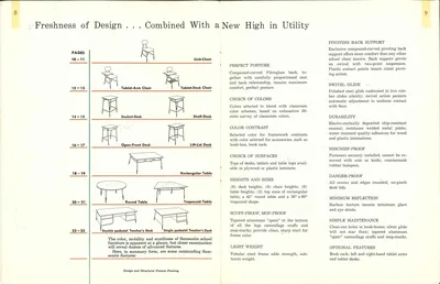 1956 Samsonite Classroom Furniture Catalog