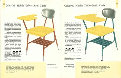 1956 Samsonite Classroom Furniture Catalog