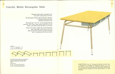 1956 Samsonite Classroom Furniture Catalog
