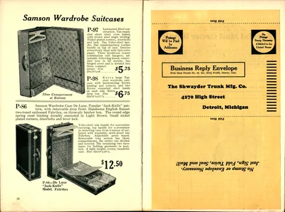 1930 Samson Luggage Dealer Catalog