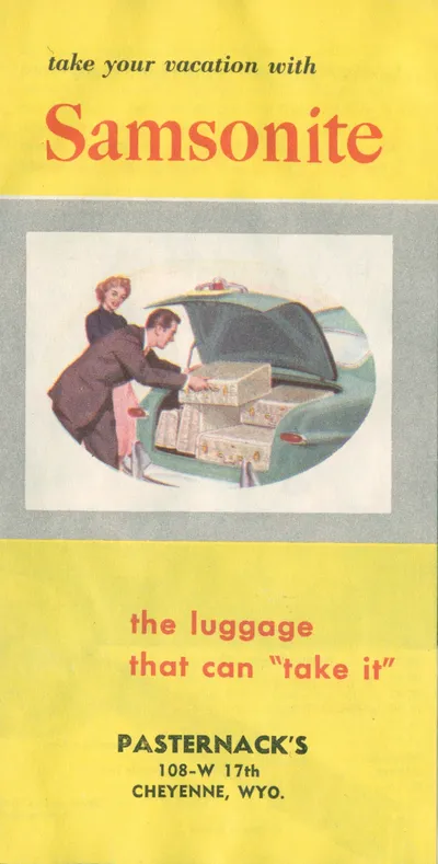 Samsonite Retailer Order Brochure ("The Luggage That Can 'Take It'")