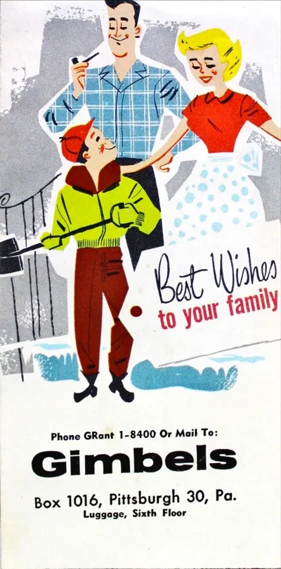 Samsonite Streamlite Christmas Brochure (Gimbels)