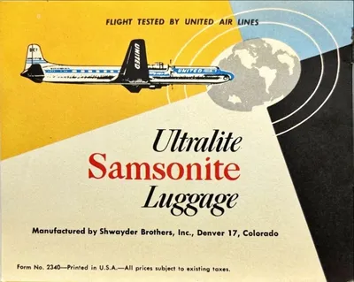 Samsonite Ultralite Luggage Free Vacation and Travel Information