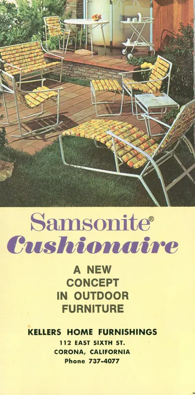 Samsonite Cushionaire Brochure