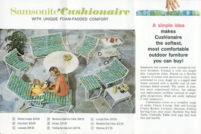 Samsonite Cushionaire Brochure