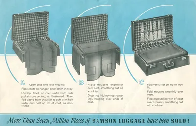 Samson 2-Suiter Packing Instructions/Guide