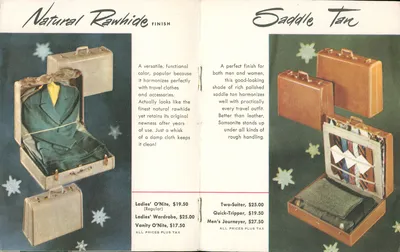 Samsonite Luggage "America's Most Famous Traveler!" Brochure