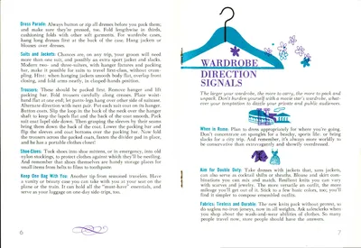 Samsonite Silhouette "Now That You're Travelling as Two" Guide/Instructions