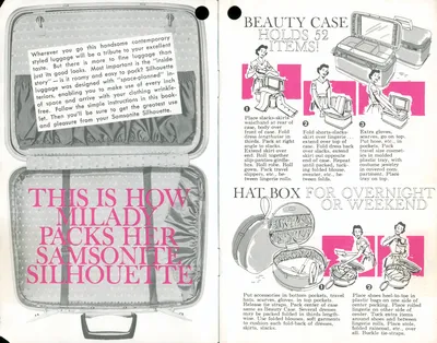 Samsonite Silhouette Western Airlines Packing Guide