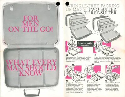 Samsonite Silhouette Western Airlines Packing Guide