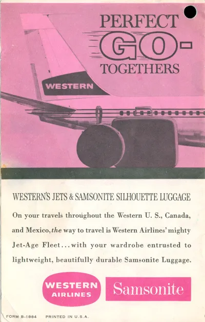 Samsonite Silhouette Western Airlines Packing Guide