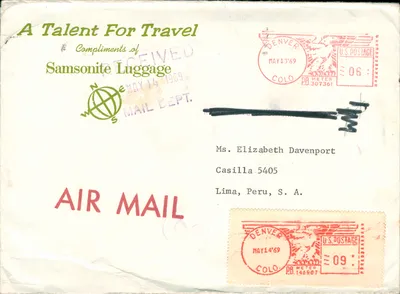 "A Talent For Travel" Samsonite Luggage Brochure