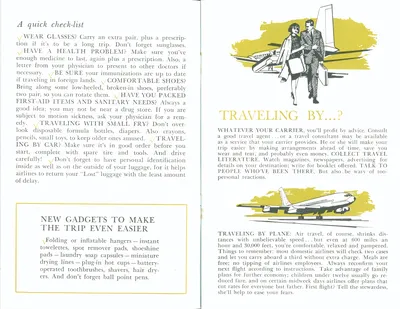 "A Talent For Travel" Samsonite Luggage Brochure