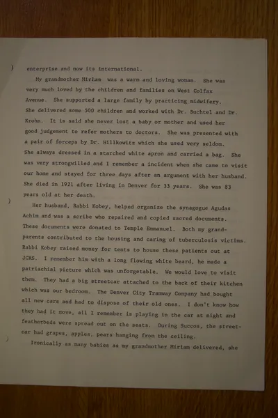 Oral History as told by Hannah Shwayder Berry