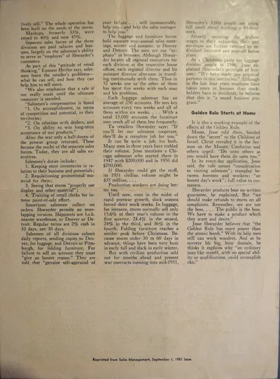 Sales Management, September 1st, 1951