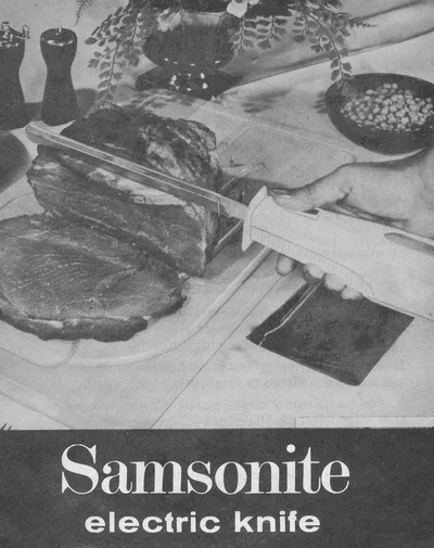 Samsonite Electric Kitchen Knife Instructions