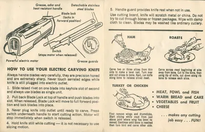 Samsonite Electric Kitchen Knife Instructions