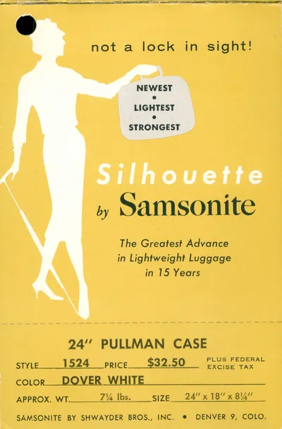 Samsonite Silhouette Tag (24" Pullman Case in Dover White)