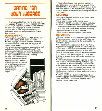 Samsonite Survivor "Getting a Handle on Luggage" Guide